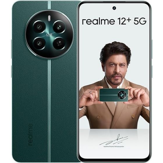 ريلمي 12 بلس، 512 جيجا، 12 جيجا رام، شبكة 5G، شريحتين اتصال - اخضر - نسخة عالمية
