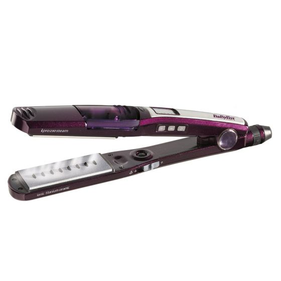 Babyliss iPro 230 Steam Wet & Dry Hair Straightener, Multicolor - ST395