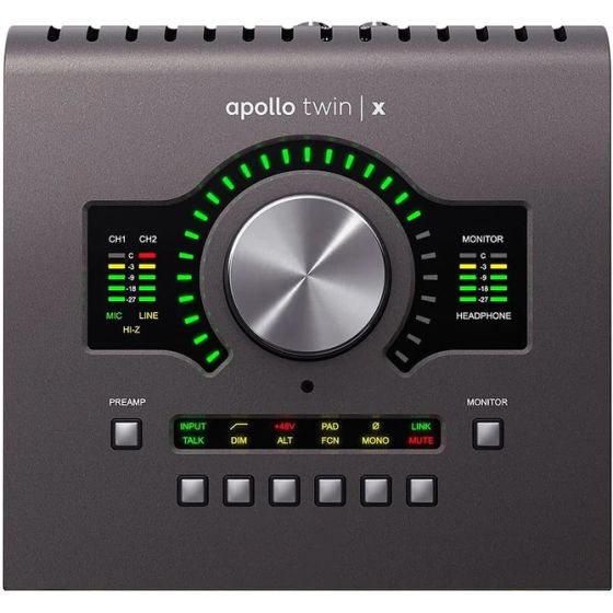 Universal Audio Apollo Twin X Duo Heritage Edition Audio Interface - Grey