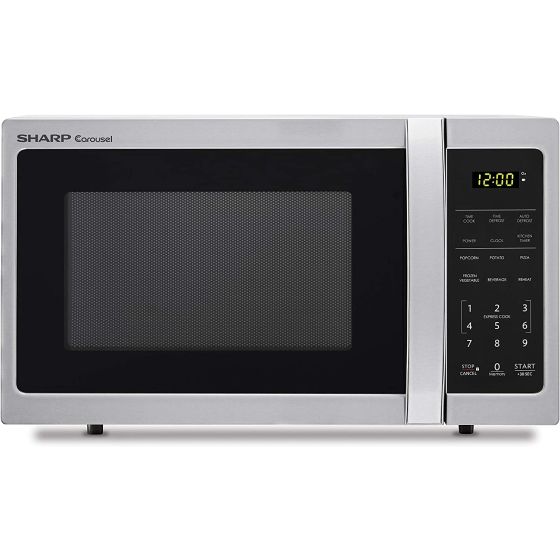 Sharp Countertop Microwave, 34 Liters, 1000 Watt, Silver - R-34CT(ST)