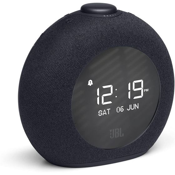 JBL Horizon 2 Dab Bluetooth Clock Radio Speaker with FM, Black - JBLHORIZON2BLKAM