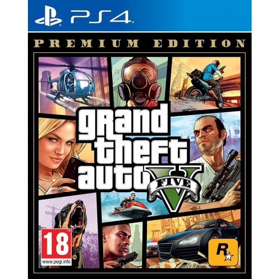 Grand Theft Auto V, Premium Edition For Play Station 4