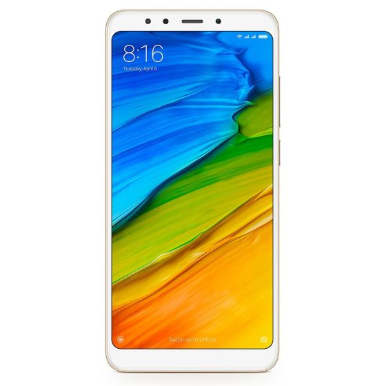 Xiaomi Redmi 5 Dual Sim, 16GB, 4G LTE - Gold