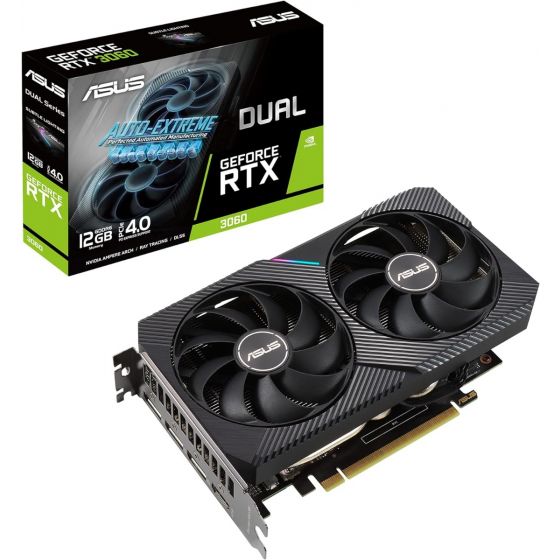 كارت شاشة جيمنج اسوس دوال جي فورس RTX 3060 V2 OC ايديشن، 128 جيجا GDDR6
