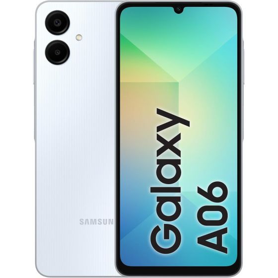 Samsung Galaxy A06, 64GB, 4GB, 4G LTE, Dual SIM- Light Blue