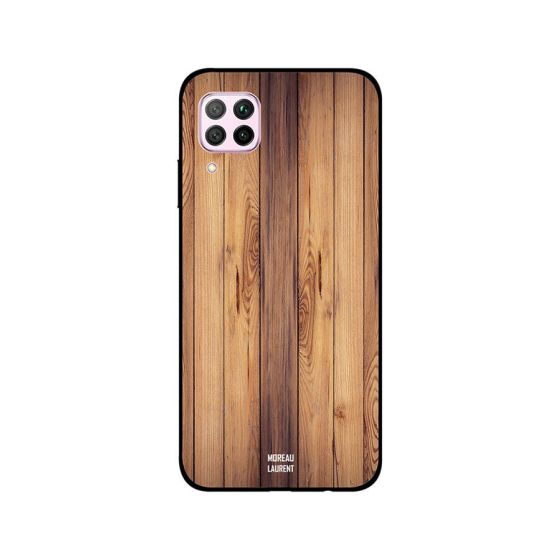 Moreau Laurent Clean Vintage Wooden Pattern Printed Back Cover for Huawei Nova 7i