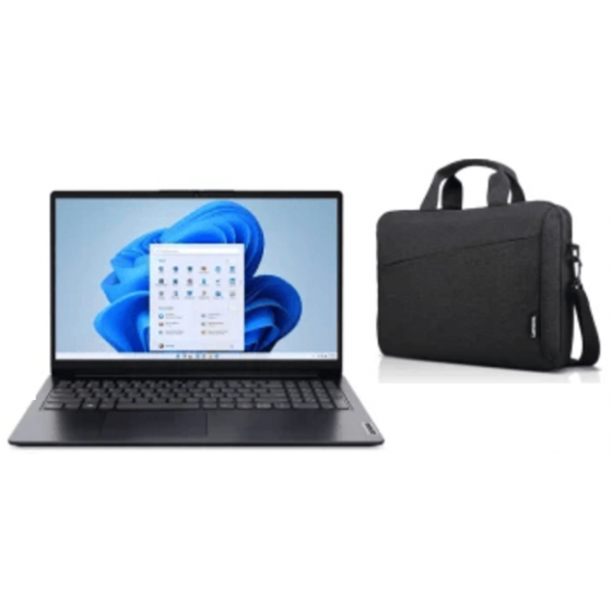Lenovo Ideapad 1 Laptop, Intel Core i7-1255U, 512GB NVMe SSD, 8GB RAM, 15.6 Inch, FHD Display, Intel Iris Xe Graphics, Windows 11 - Blue with Lenovo Bag 