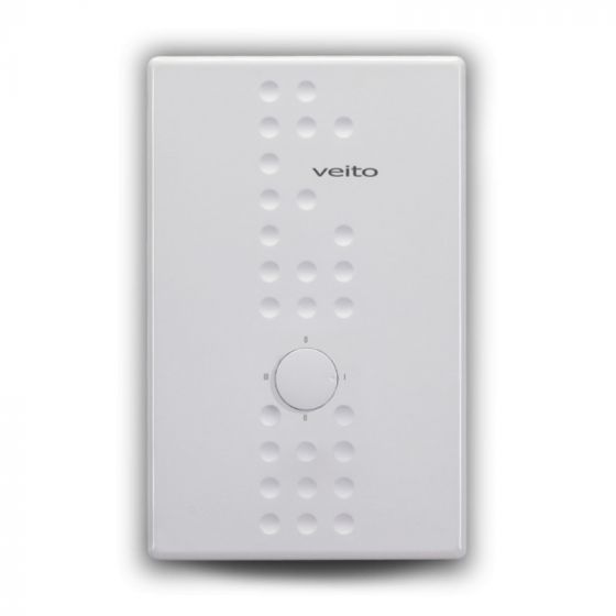 Veito Flow S Electric Instant Water Heater, 10.5KW - White
