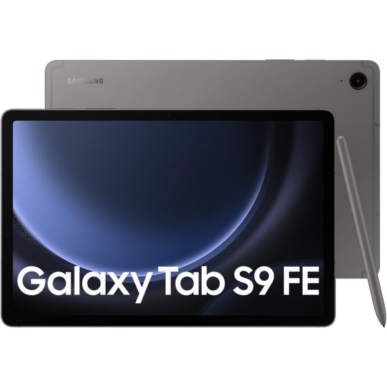 سامسونج جالكسي تاب S9 FE، مقاس 10.9 بوصة، 128 جيجا، رام 6 جيجا، شبكة 5G، واي فاي - رمادي