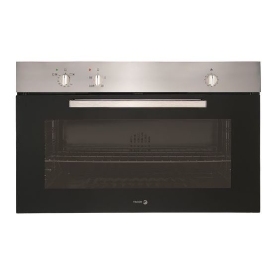 Fagor Built-In Gas Oven, 90 cm, Stainless Steel - 6H-902X