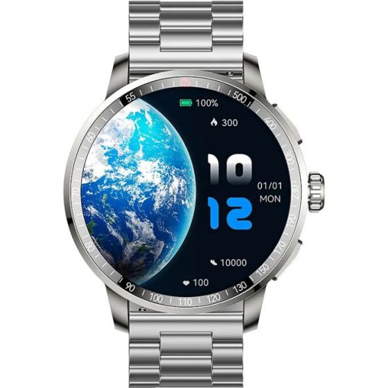 Itel Smart Watch, 1.43 Inch, Aluminum Silver - ISW-N8