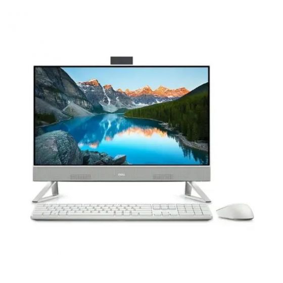 كمبيوتر ديل انسبايرون 5410، معالج انتل كور i7-1255U، شاشة FHD مقاس 24 بوصة، هارد HDD سعة 1 تيرا + SSD سعة 256 جيجا، رام 16 جيجا، كارت شاشة نفيديا جي فورس MX550، ويندوز 11 - ابيض