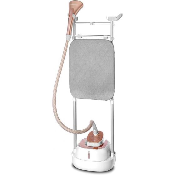Black + Decker Garment Steamer,2000 Watt, White and Gold - ‎GSTD2075-B5
