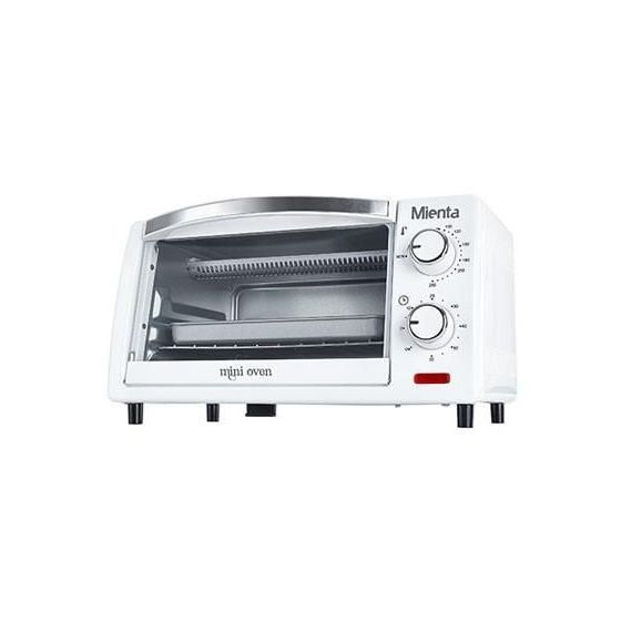 Mienta Mini Electric Oven, 9 Litres, White - OV30618A