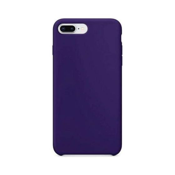 Stratg Silicone Back Cover for Apple iPhone 7 and SE 2020 - Dark Purple