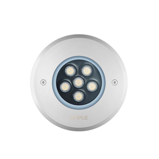 OPPLE Lighting Electric Uplight with 20D Beam Angle, 6W, Warm - Silver