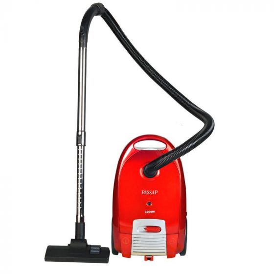 مكنسة كهربائية بساب، 2200 وات، احمر - VCB2200