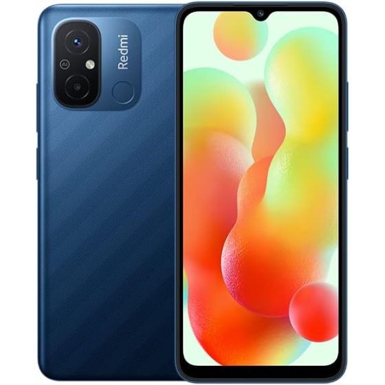 شاومي ريدمي 12C بشريحتين، 128 جيجا، رام 6 جيجا، شبكة 4G LTE - ازرق