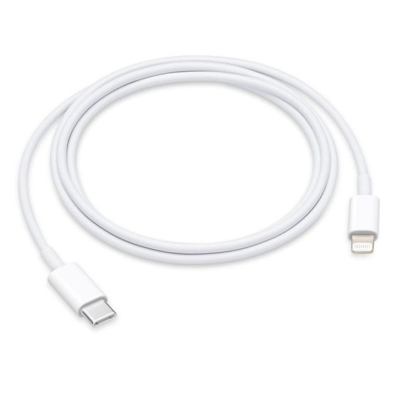 كابل شحن ابل، USB فئة C إلى لايتنينج، 1 متر - ابيض