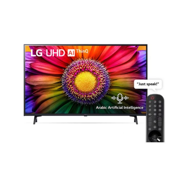 LG  TV 43 Inch 4K UHD Smart LED with Built in Receiver - 43UT801C0LA