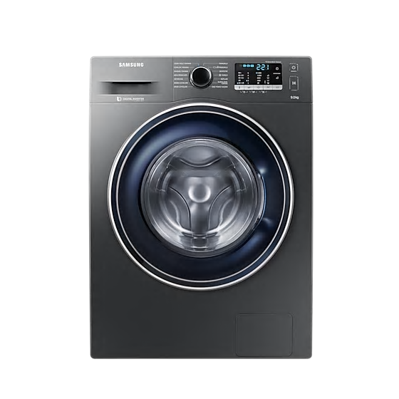 Samsung Front Load  Automatic Washing Machine, 9 KG,  Inverter Motor, Inox- WW90J5475FX 