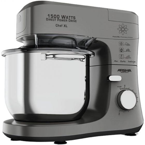 عجان ارشيا شيف XL، 7 لتر، 1500 وات، رمادي - SM50-3073