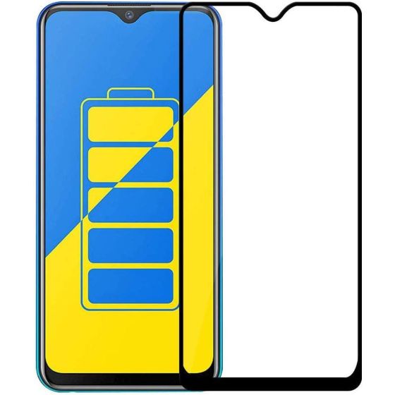 Ineix Tempered Glass Screen Protector for Vivo Y12 - Transparent with Black Frame