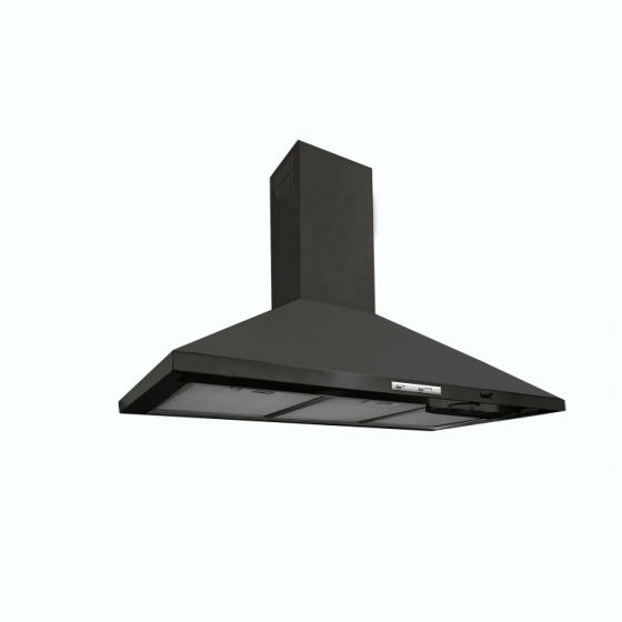Bestair Built-In Pyramid Hood, 90 CM, Black - SFP3X 9096SB