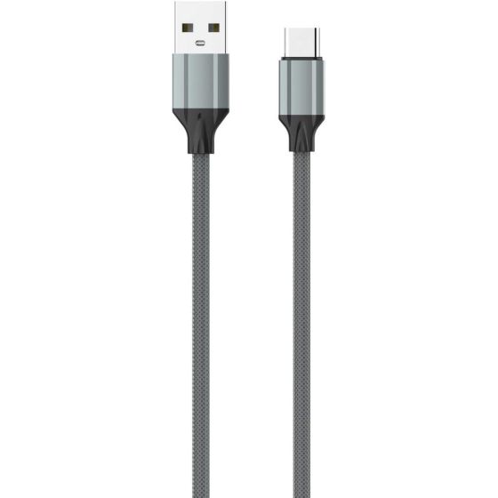 كابل لدنيو USB فئة A الي USB فئة C، طوله 1 متر، رمادي - LS441