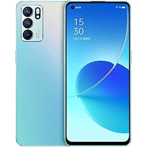 اوبو رينو 6 بشريحتين، سعة 128 جيجا، 8 جيجا رام، 5G - ازرق بدون ضمان