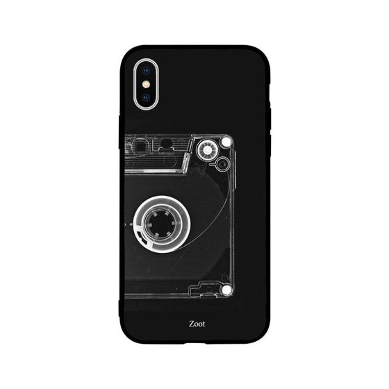 Cassette Tape Printed Back Cover for Apple iPhone XS