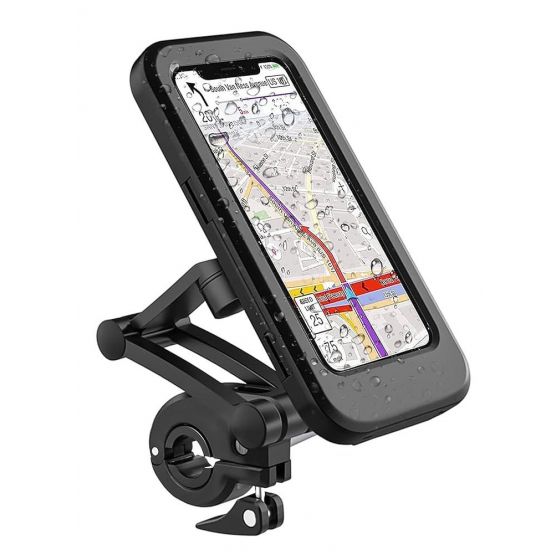 Bike Phone Holder with Full Protection - Black