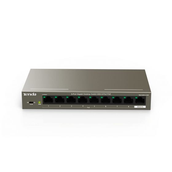 سويتش سطح مكتب تندا، 9 منافذ - TEG1109P-8-102W