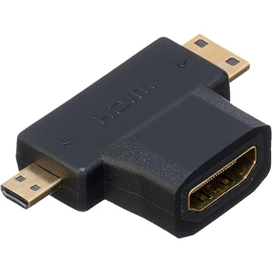 Keendex Kx1752 Micro HDMI and Mini HDMI to HDMI Adapter