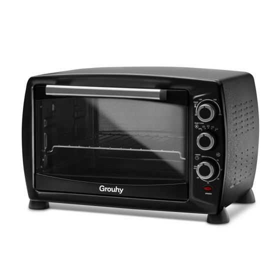 فرن كهربائي جروهي مع شواية، 48 لتر، 2000 وات، أسود - GVL480V2W