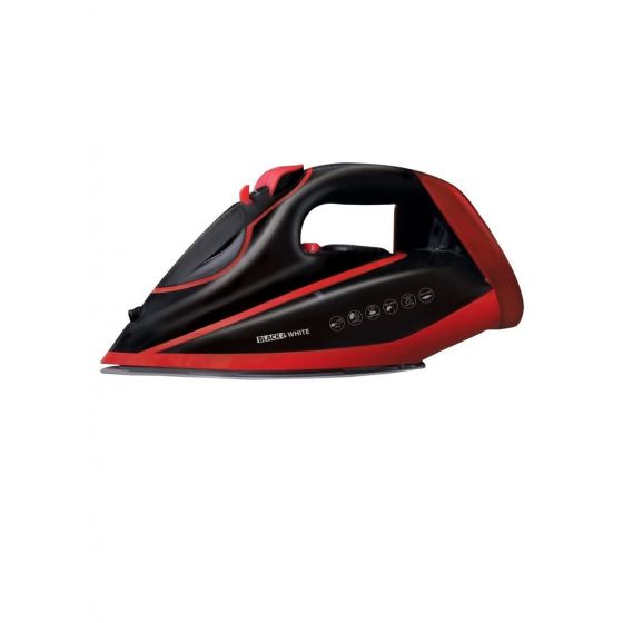 مكواة بخار بلاك اند وايت، 3100 وات، اسود واحمر - SI-3200