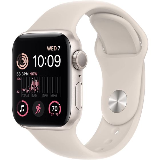 Apple Watch SE 2nd Gen, 40mm - Starlight