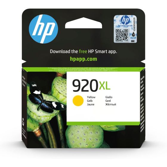 خرطوشة حبر اتش بي 920XL، اصفر - CD974AE