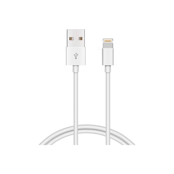 كابل لايتنينج USB، طول 1 متر - ابيض