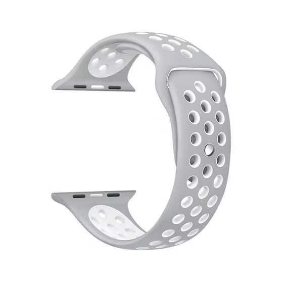 Replacement Strap for Apple Watch 42mm, Silicone - Grey