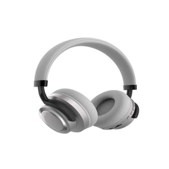 Sodo Walk and Talk Wireless On-Ear Headphones with Microphone, Grey- SD-1005