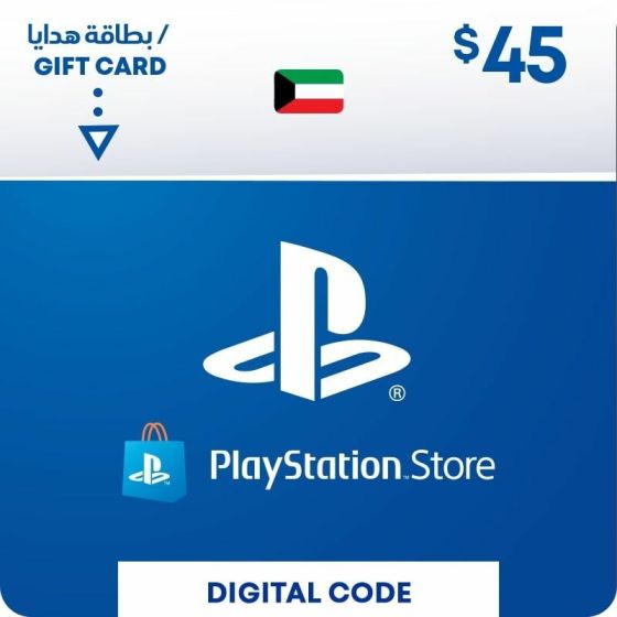 PlayStation PSN Card, 45 USD - Kuwait Store (Physical Card)