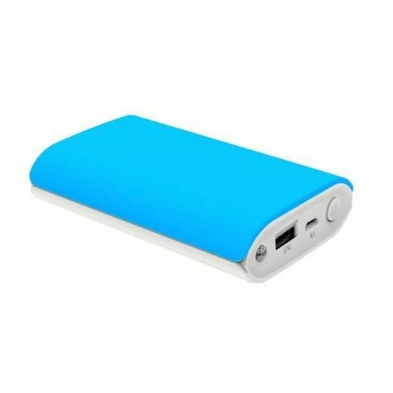 PZX Wired Power Bank, 10400 mAh, 1 USB Port - Blue