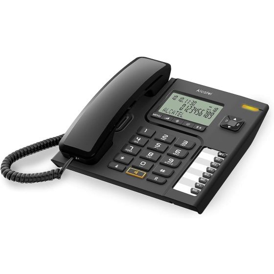 Alcatel T76 Wired Telephone- Black