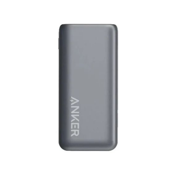 باور بانك سلكي انكر باور كور، سعة 10000 مللي امبير، 2 منفذ USB، فضي - A9514