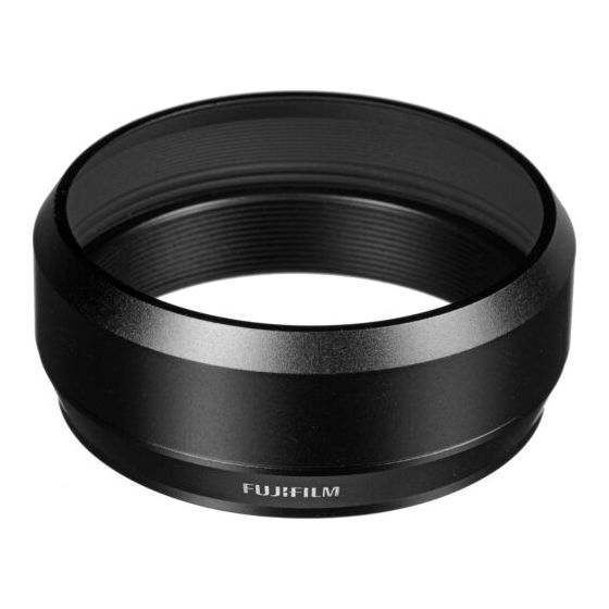 Fujifilm Lens Hood for X70 Digital Camera, Black and Silver- LH-X70