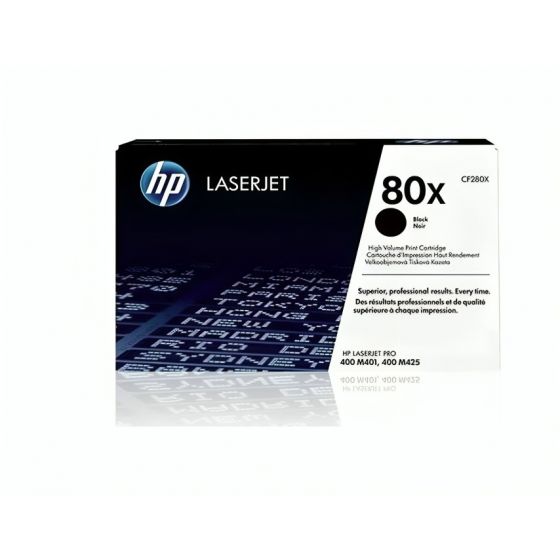 خرطوشة حبر اتش بي 80X ليزر جيت، اسود - CF280X