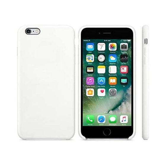 Stratg Silicone Back Cover for Apple iPhone 6 and 6S - Off White