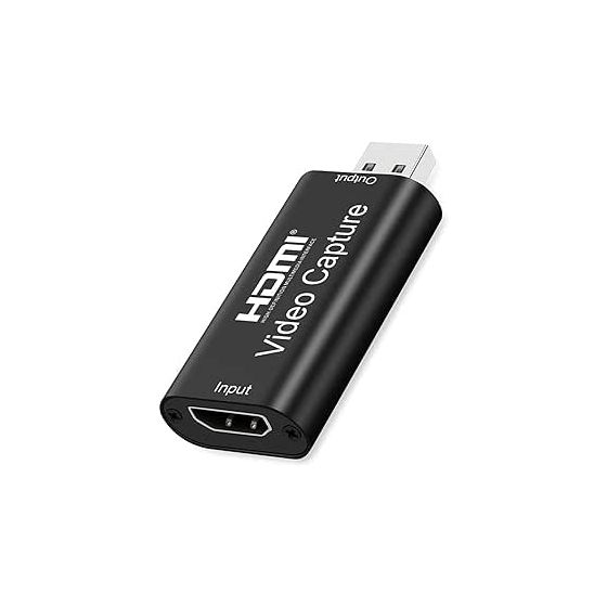 USB-A to HDMI Video Capture Adapter - Black