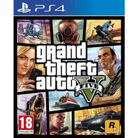 Grand Theft Auto (GTA) V Game For PlayStation 4